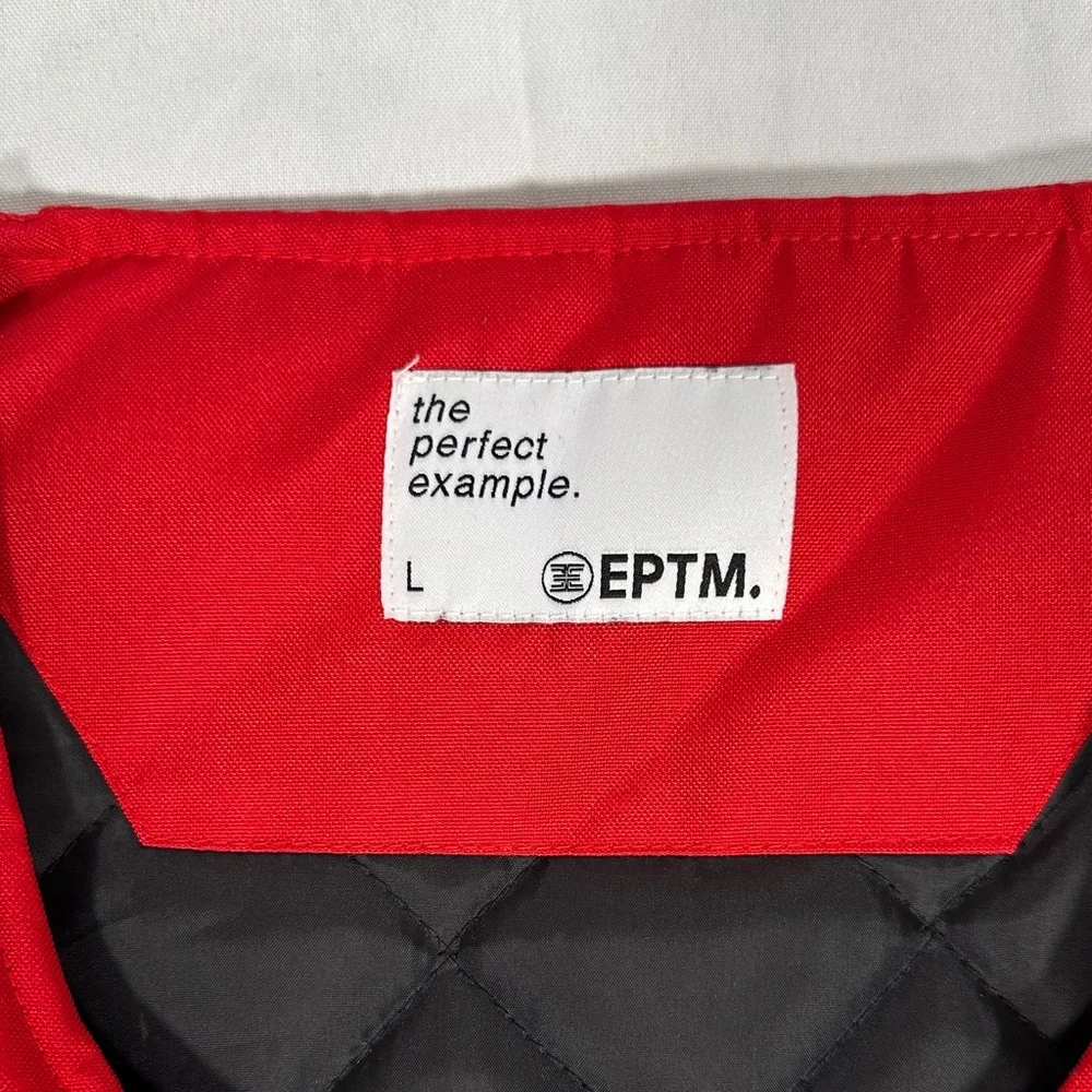 EPTM The Perfect Example Reflective Flow Urban Dance Hiphop Rapper Red Vest Mens